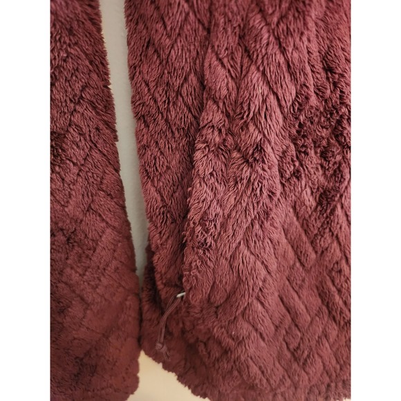 The North Face Women's Osito Full Zip Fleece Jacket Size Medium Maroon - Picture 5 of 9